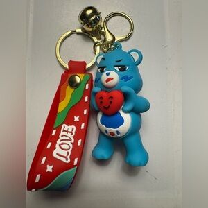 New Grumpy Care Bear keychain